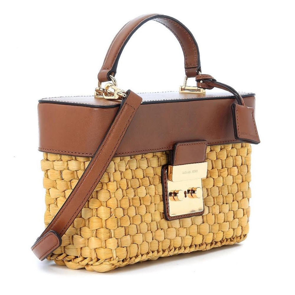 Gabriella Medium Straw Satchel